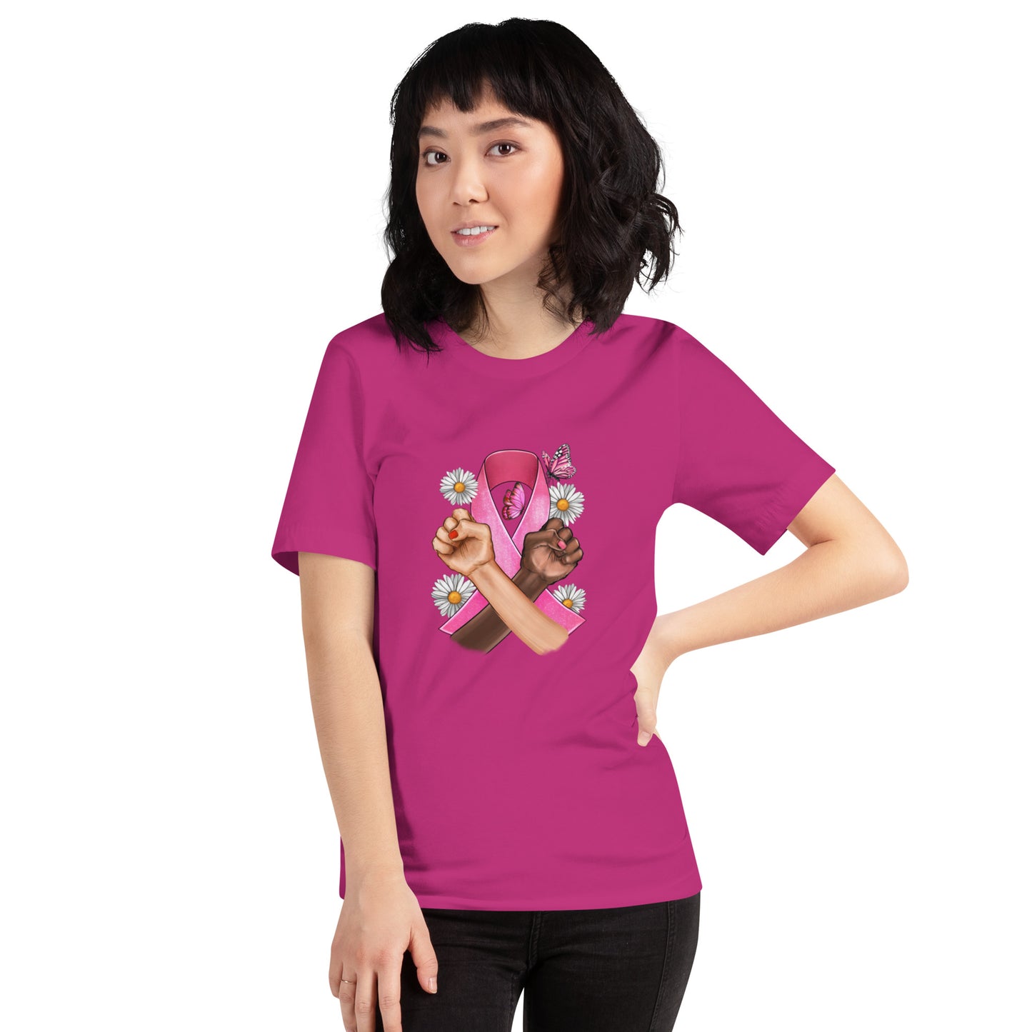 Unisex T-shirt Breast Cancer "Together"