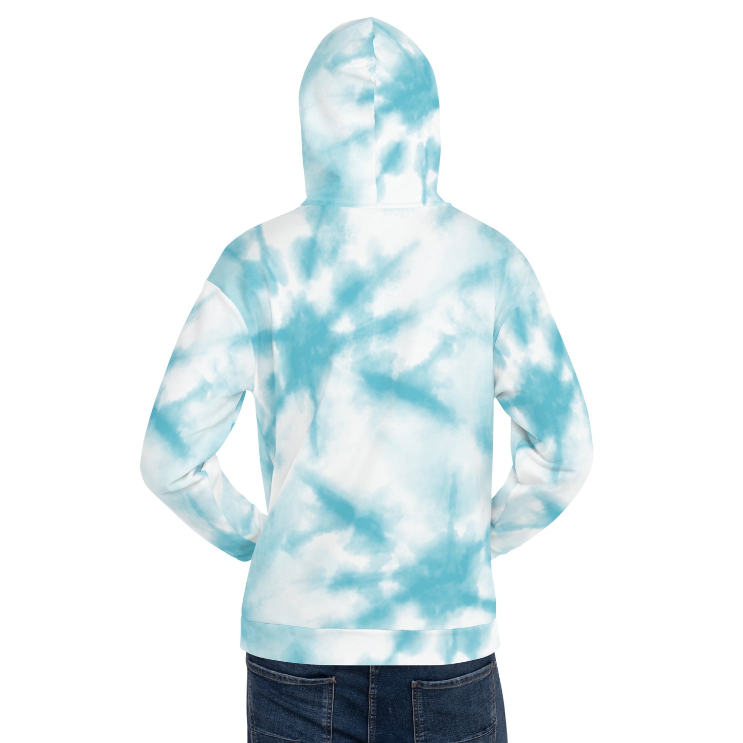 Unisex Mens TyDie Hoodie Lt. Blue