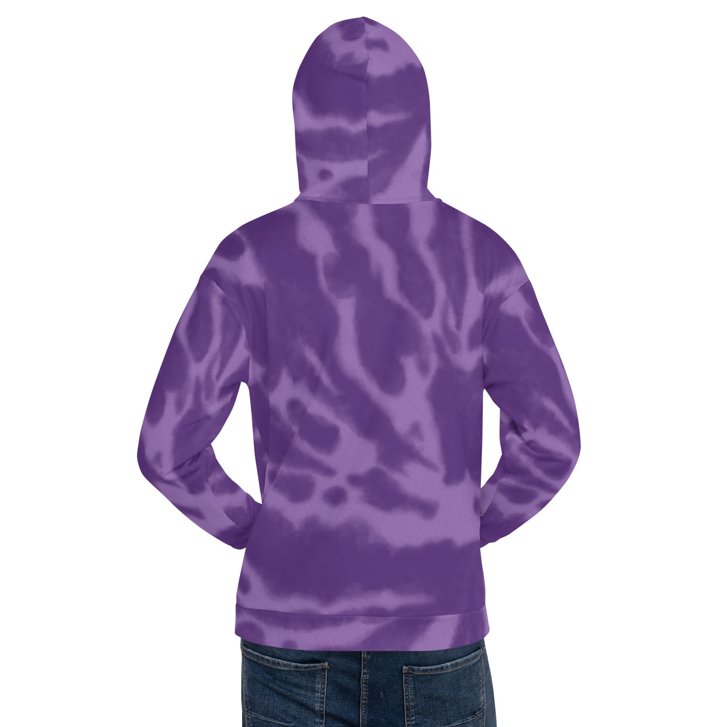 Unisex M/W TyDie  Hoodie Purple