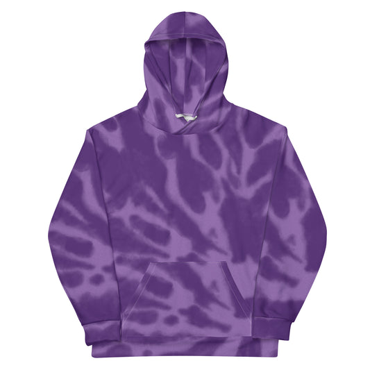 Unisex Womans TyDie  Hoodie Purple