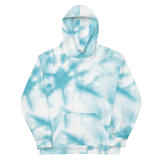 Unisex Womans TyDie  Hoodie Lt. Blue