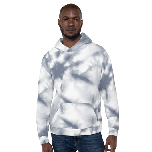 Unisex Mens TyDie Hoodie Grey