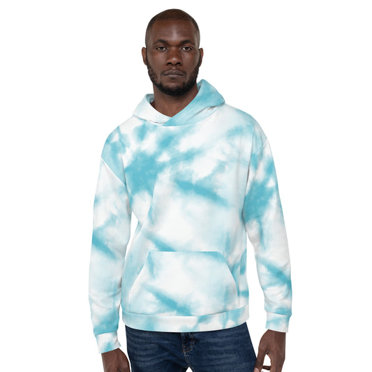 Unisex Mens TyDie Hoodie Lt. Blue