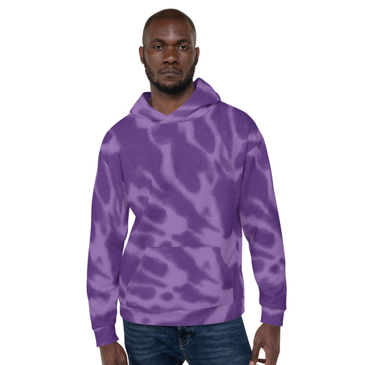 Unisex M/W TyDie  Hoodie Purple