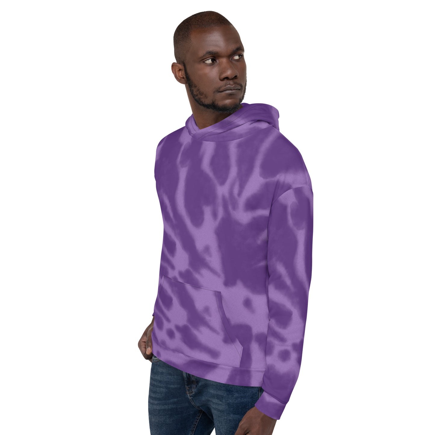 Unisex M/W TyDie  Hoodie Purple