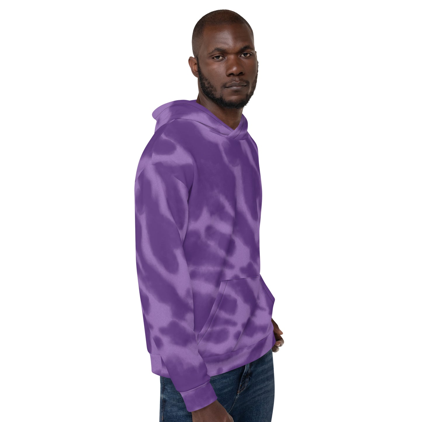 Unisex M/W TyDie  Hoodie Purple