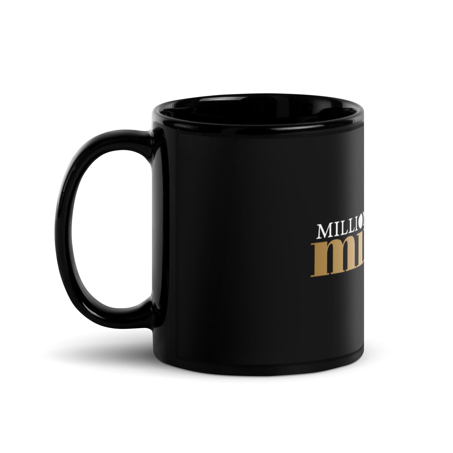 Mug Black Glossy "Millionaire Mindset"