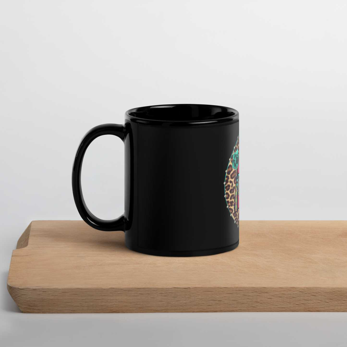 Mug Indiginous "Native Colors" Black Glossy