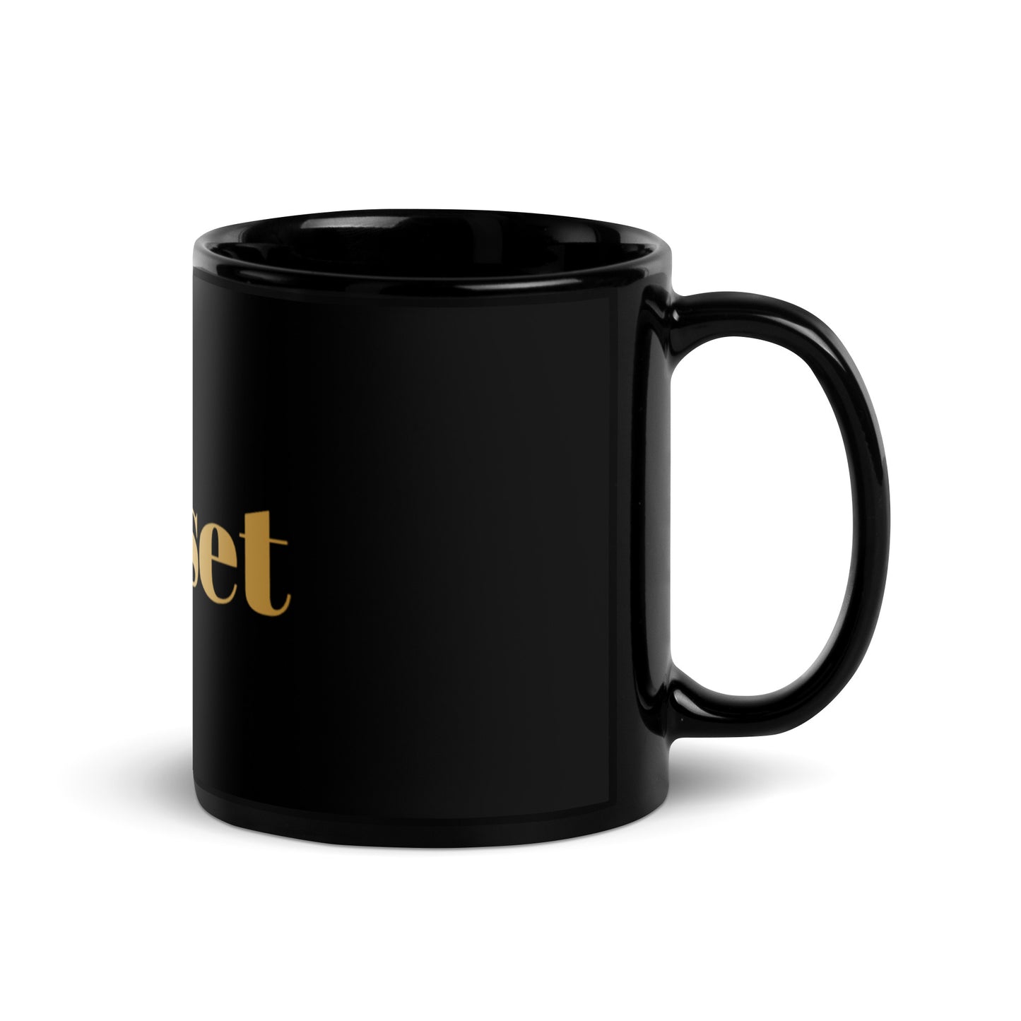 Mug Black Glossy "Millionaire Mindset"