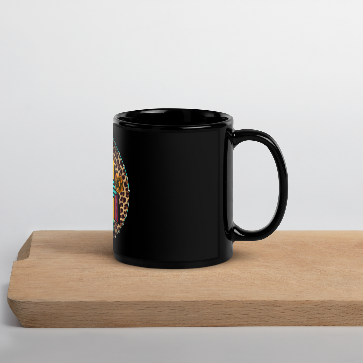 Mug Indiginous "Native Colors" Black Glossy