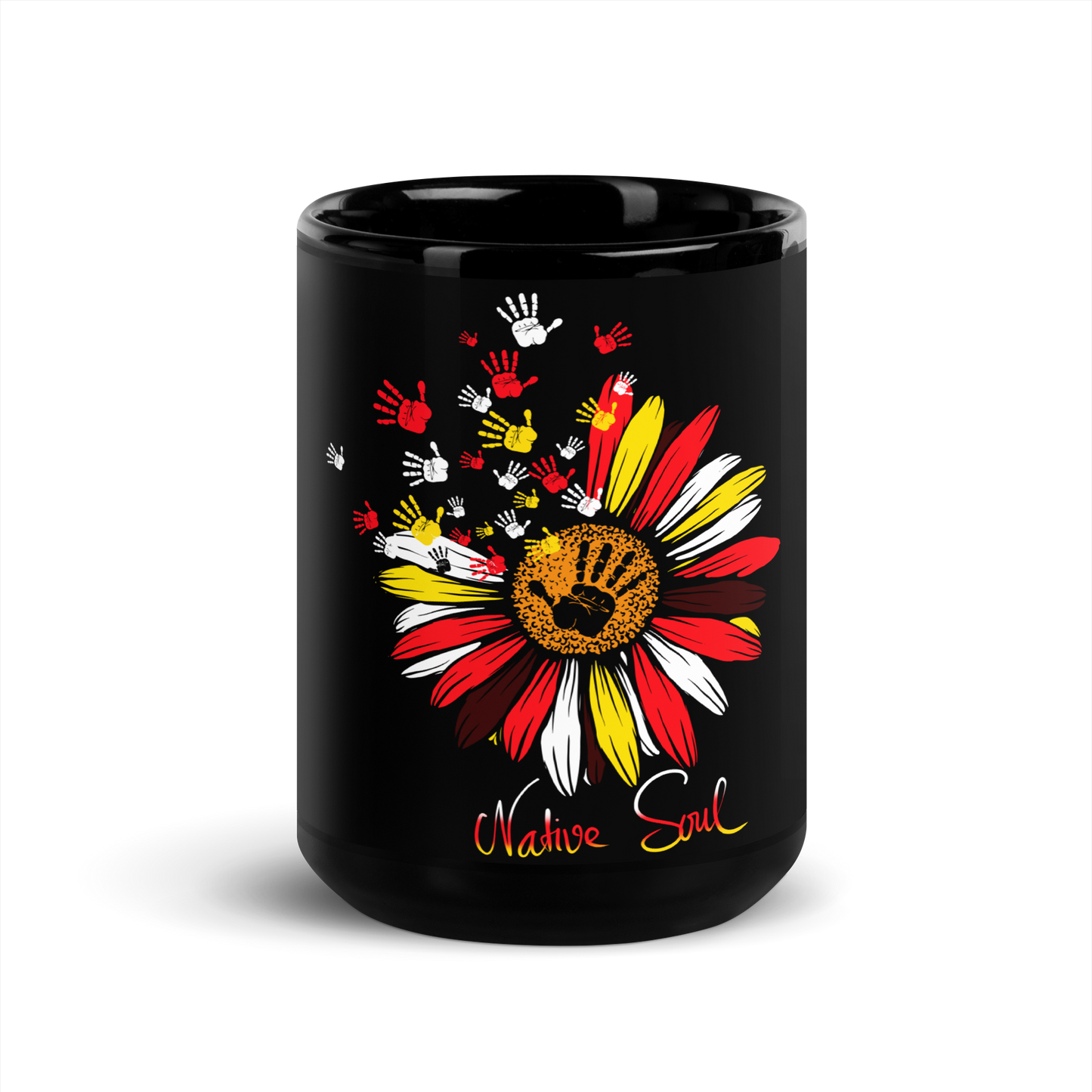 Mug Indigenous "Native Soul" Black Glossy