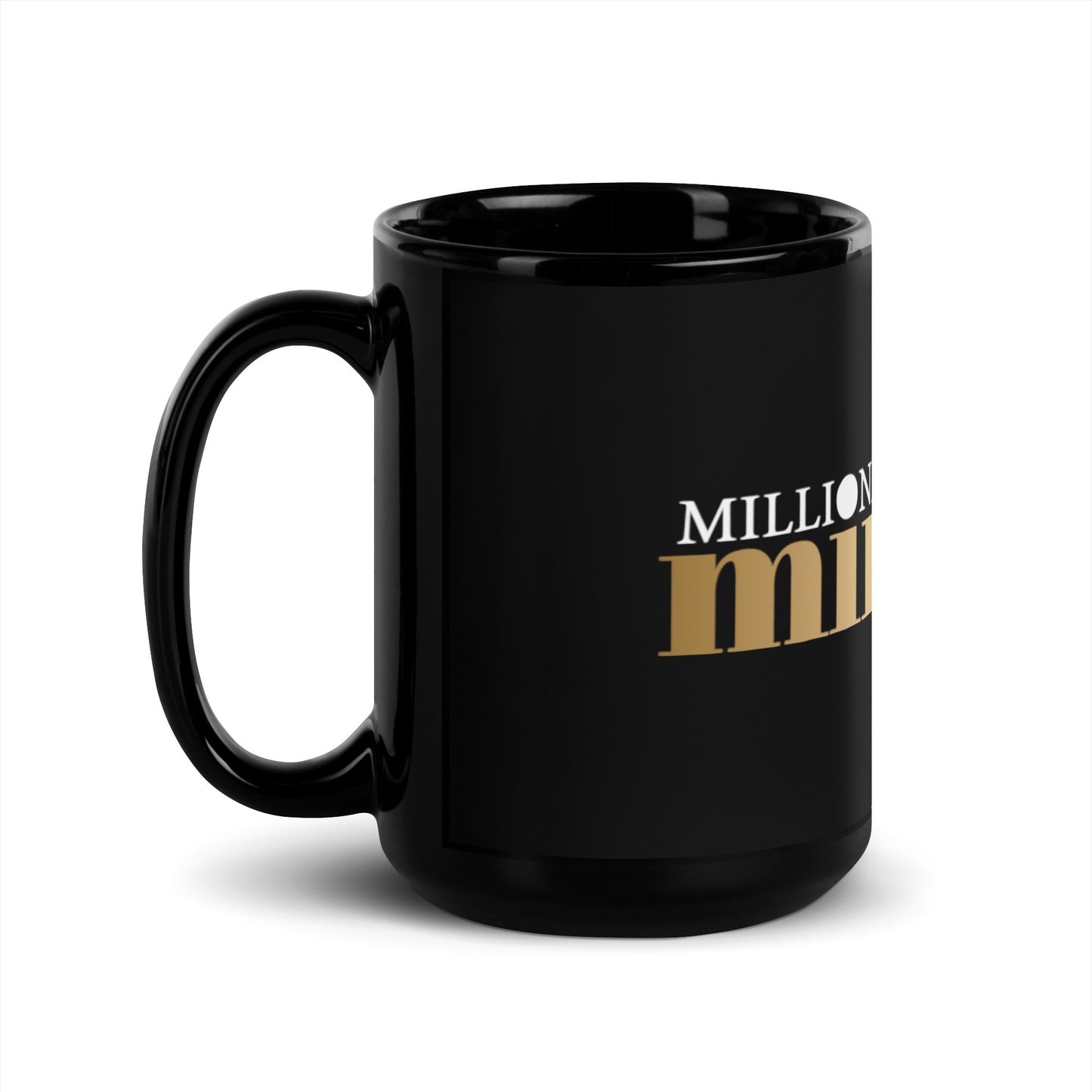 Mug Black Glossy "Millionaire Mindset"