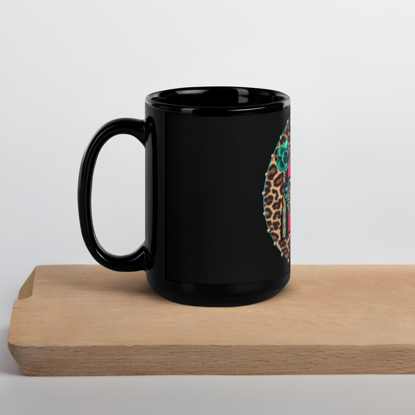 Mug Indiginous "Native Colors" Black Glossy