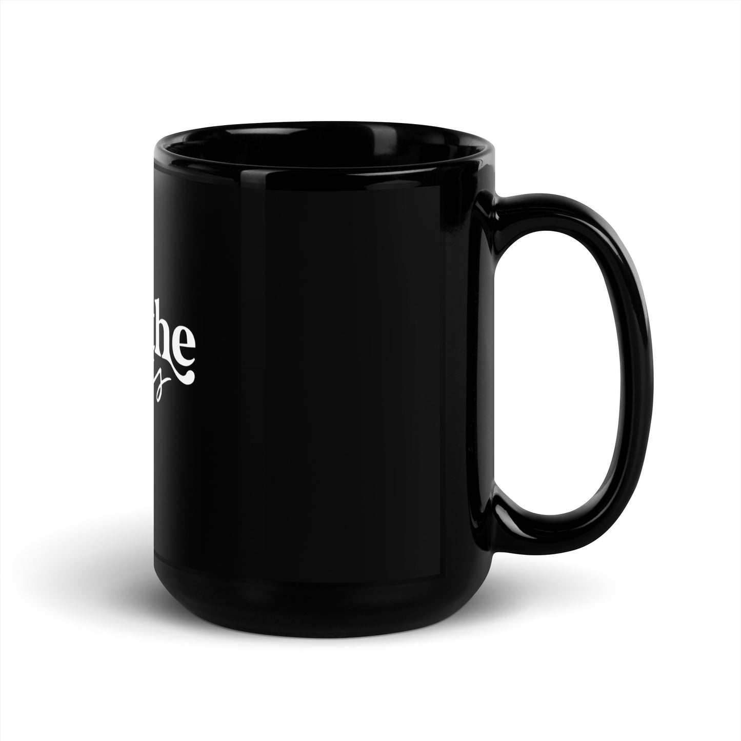 Mug Black Glossy "Trust The Process"