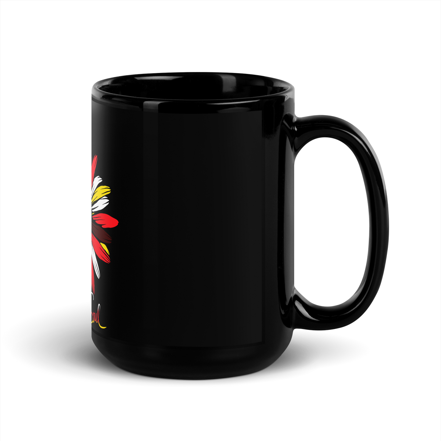 Mug Indigenous "Native Soul" Black Glossy