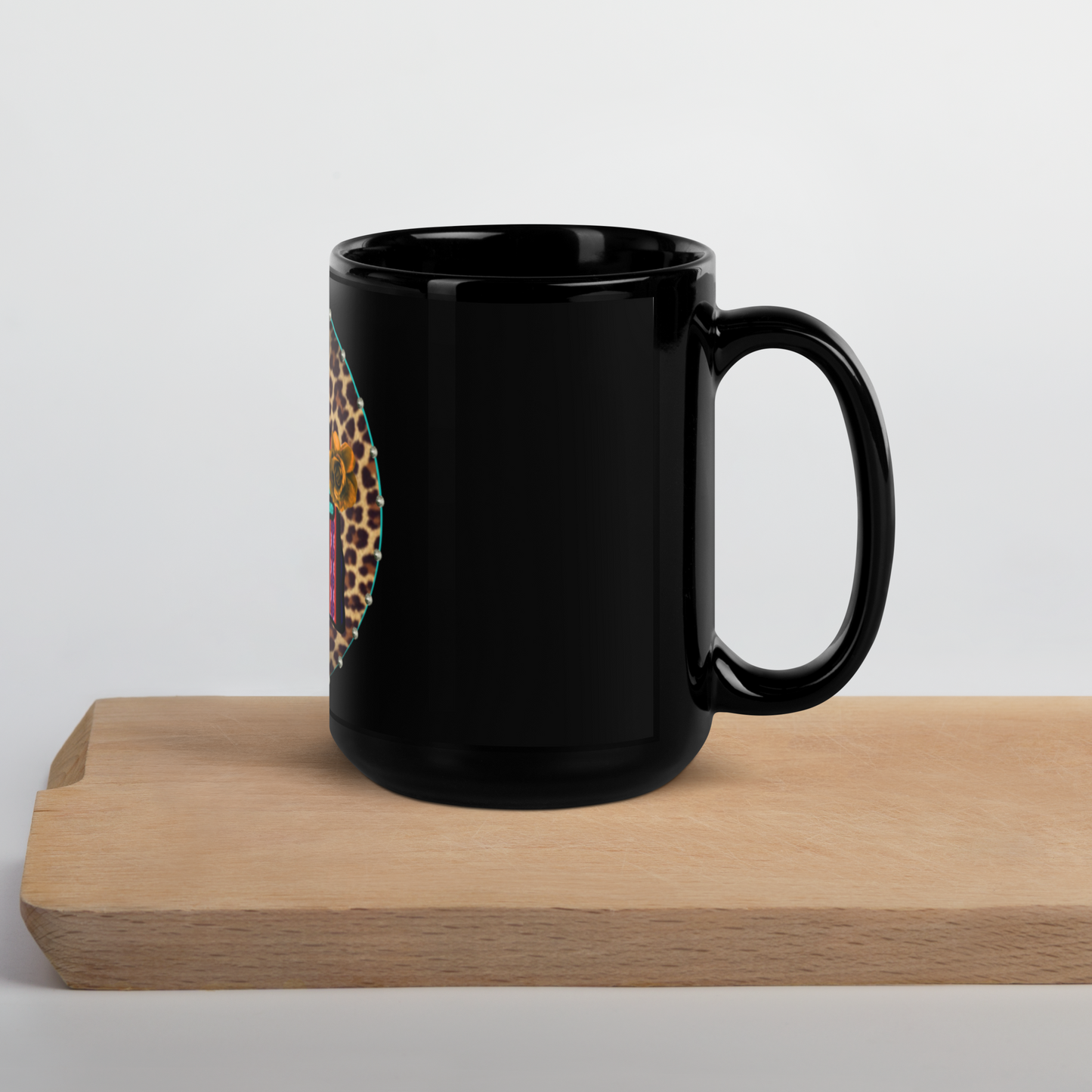 Mug Indiginous "Native Colors" Black Glossy