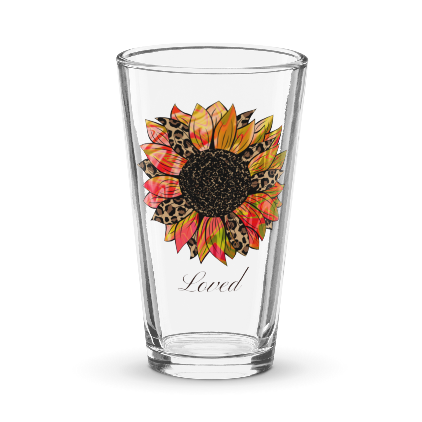 Glass "Sunflower Loved"