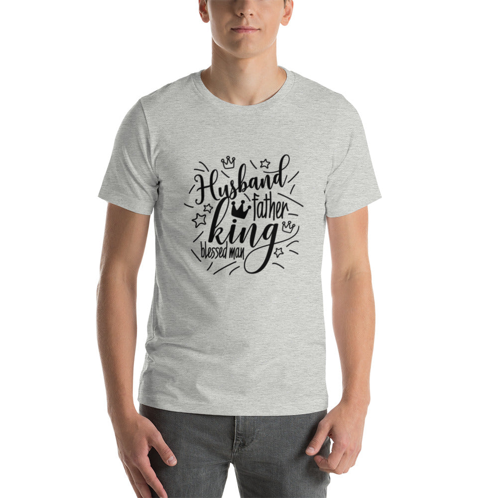 Unisex M/W T-shirt "Husband Father King"