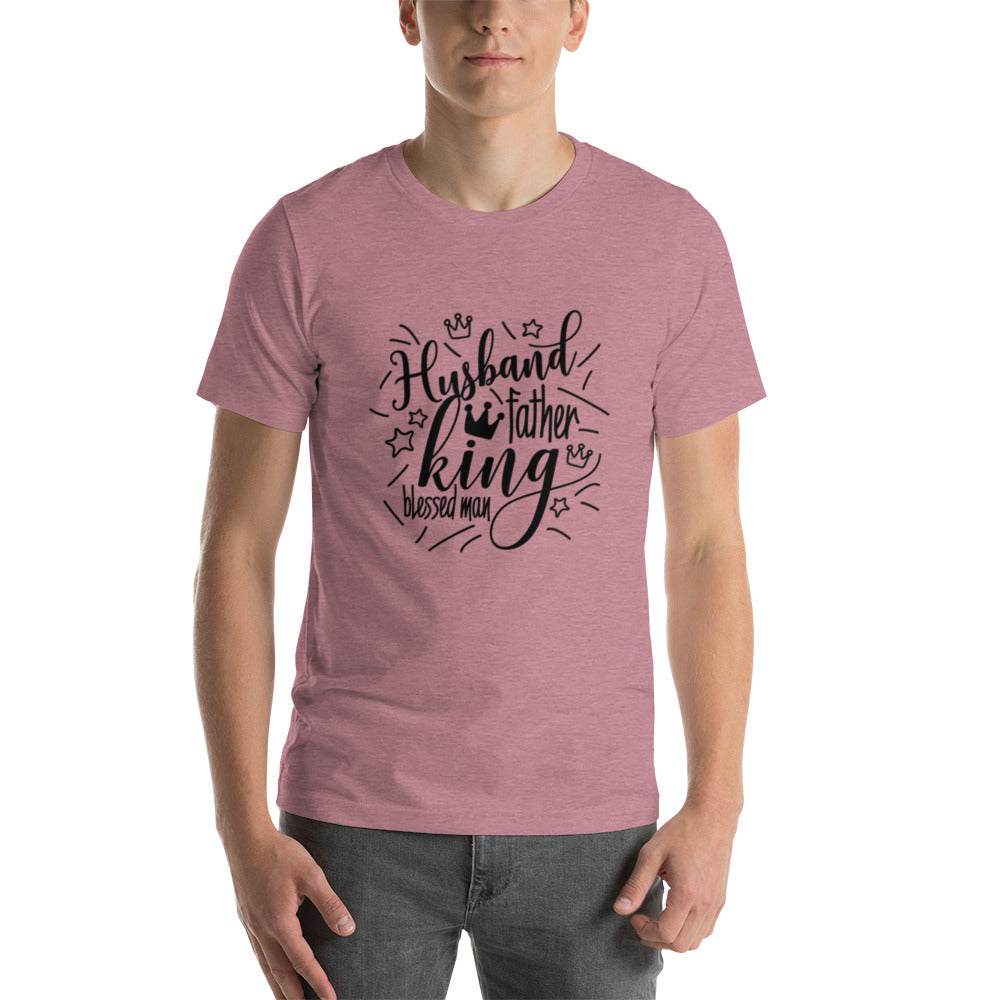 Unisex M/W T-shirt "Husband Father King"