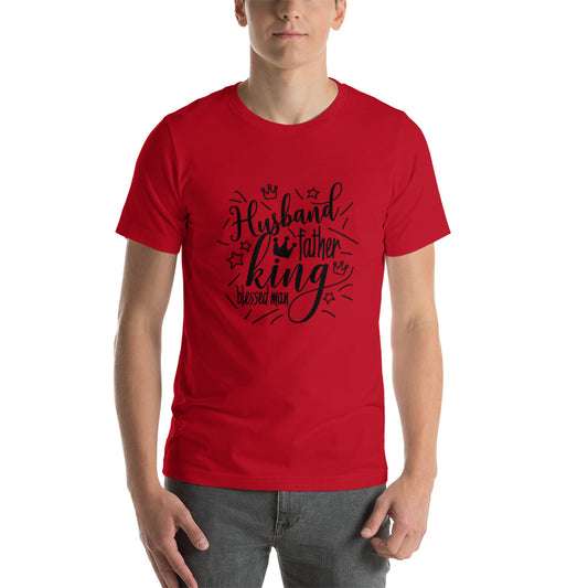 Unisex M/W T-shirt "Husband Father King"