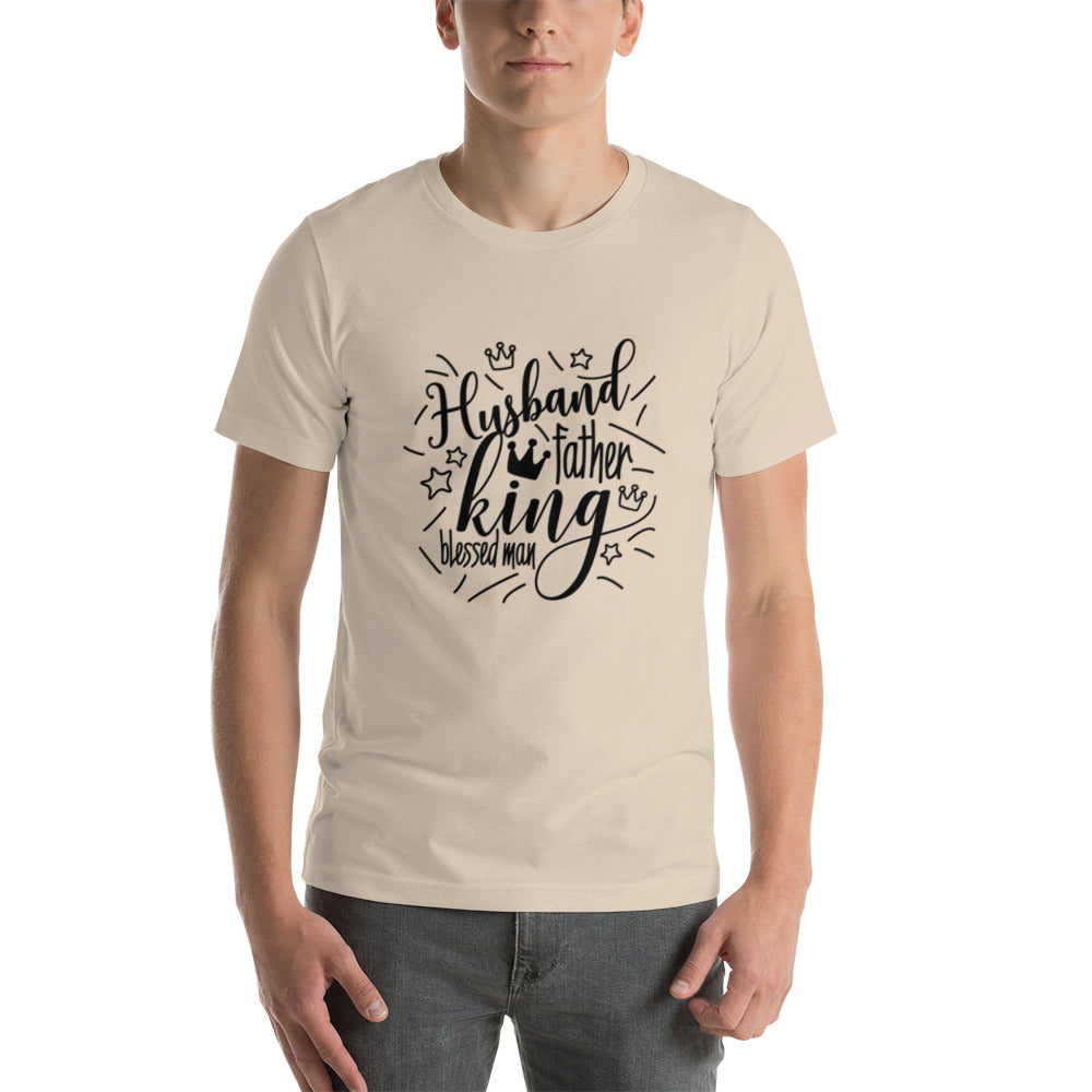 Unisex M/W T-shirt "Husband Father King"