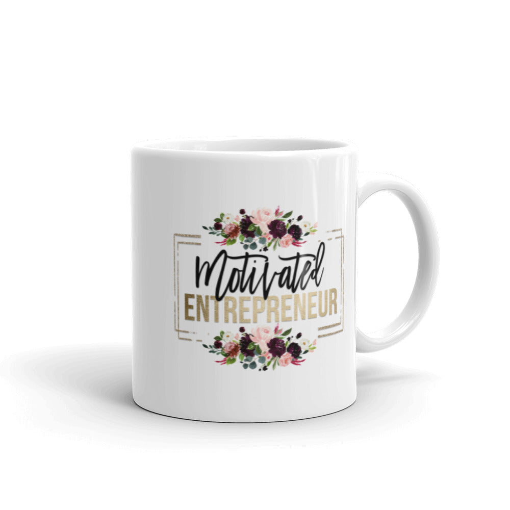 Mug "Motivate Entrepreneur White Glossy