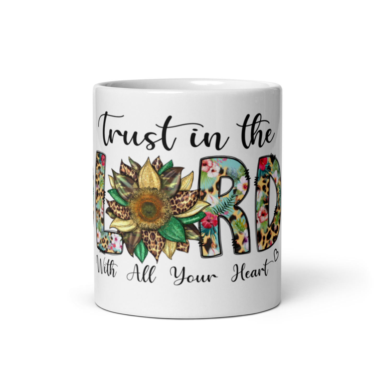 Mug "Trust In The Lord" White Glossy