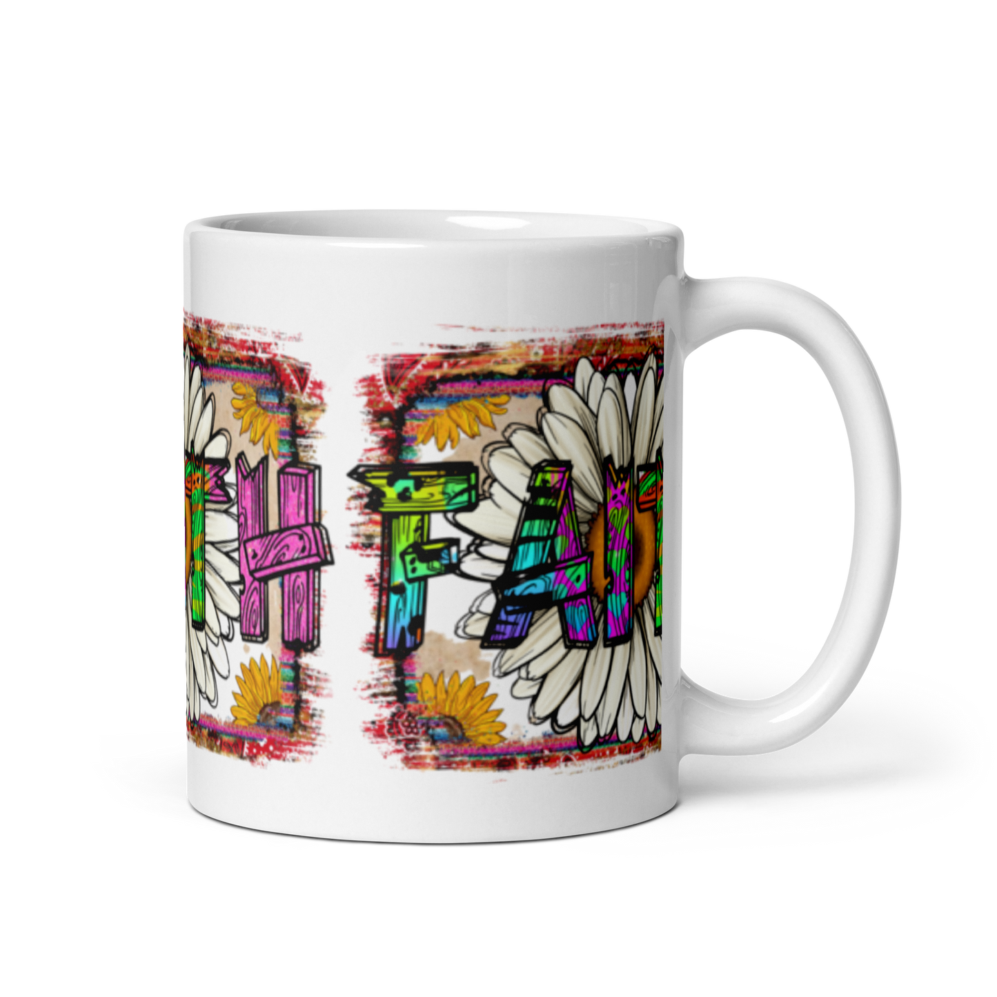 Mug "Faith" White Glossy