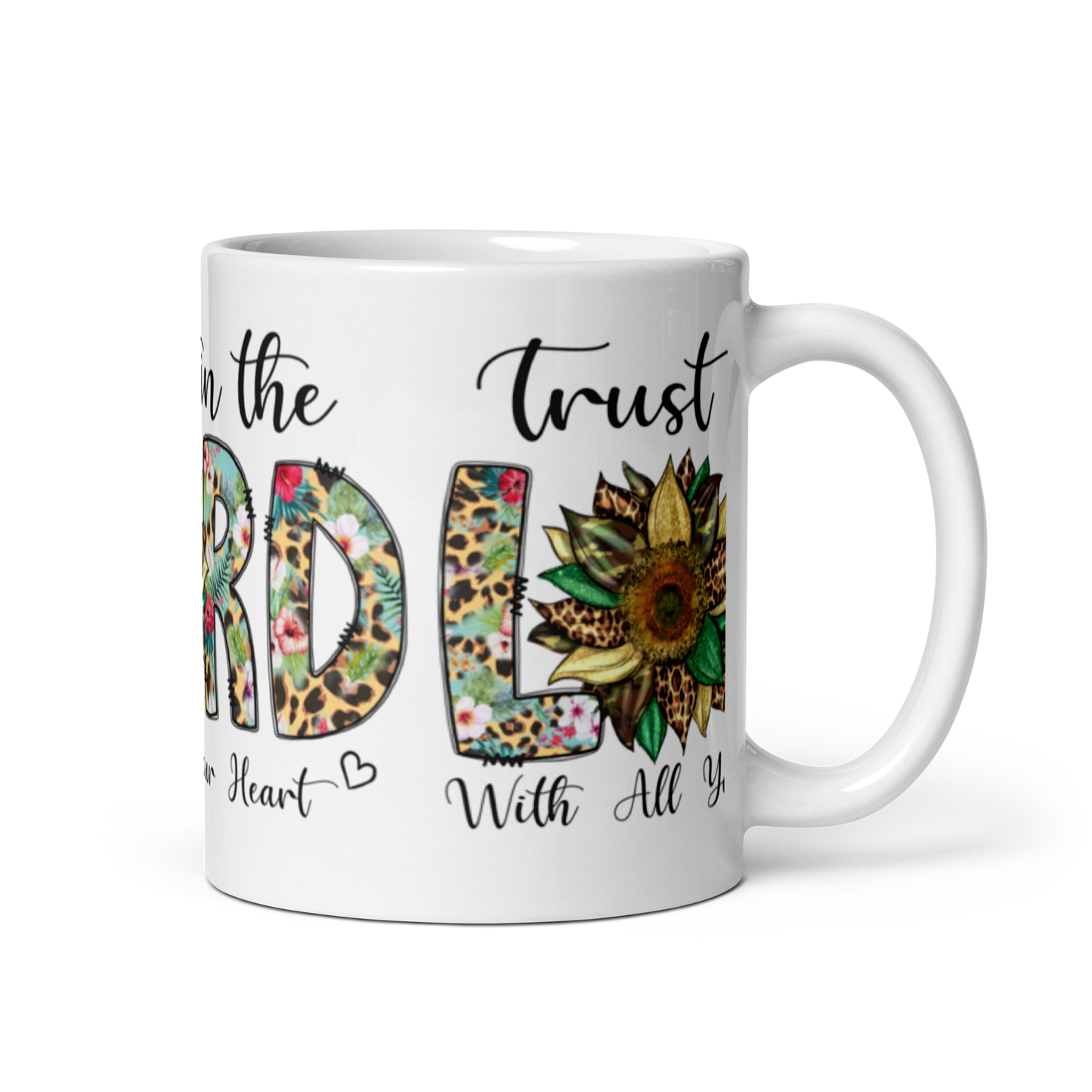 Mug "Trust In The Lord" White Glossy