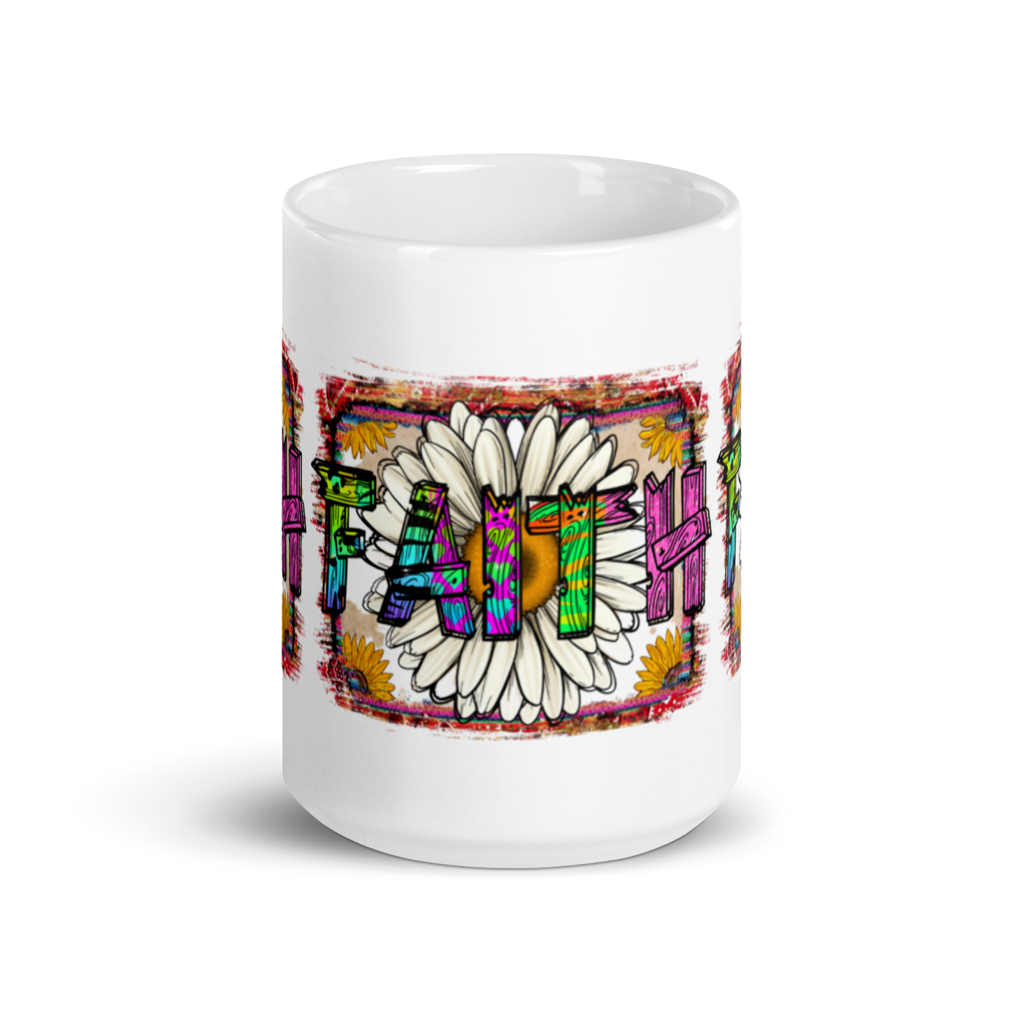 Mug "Faith" White Glossy