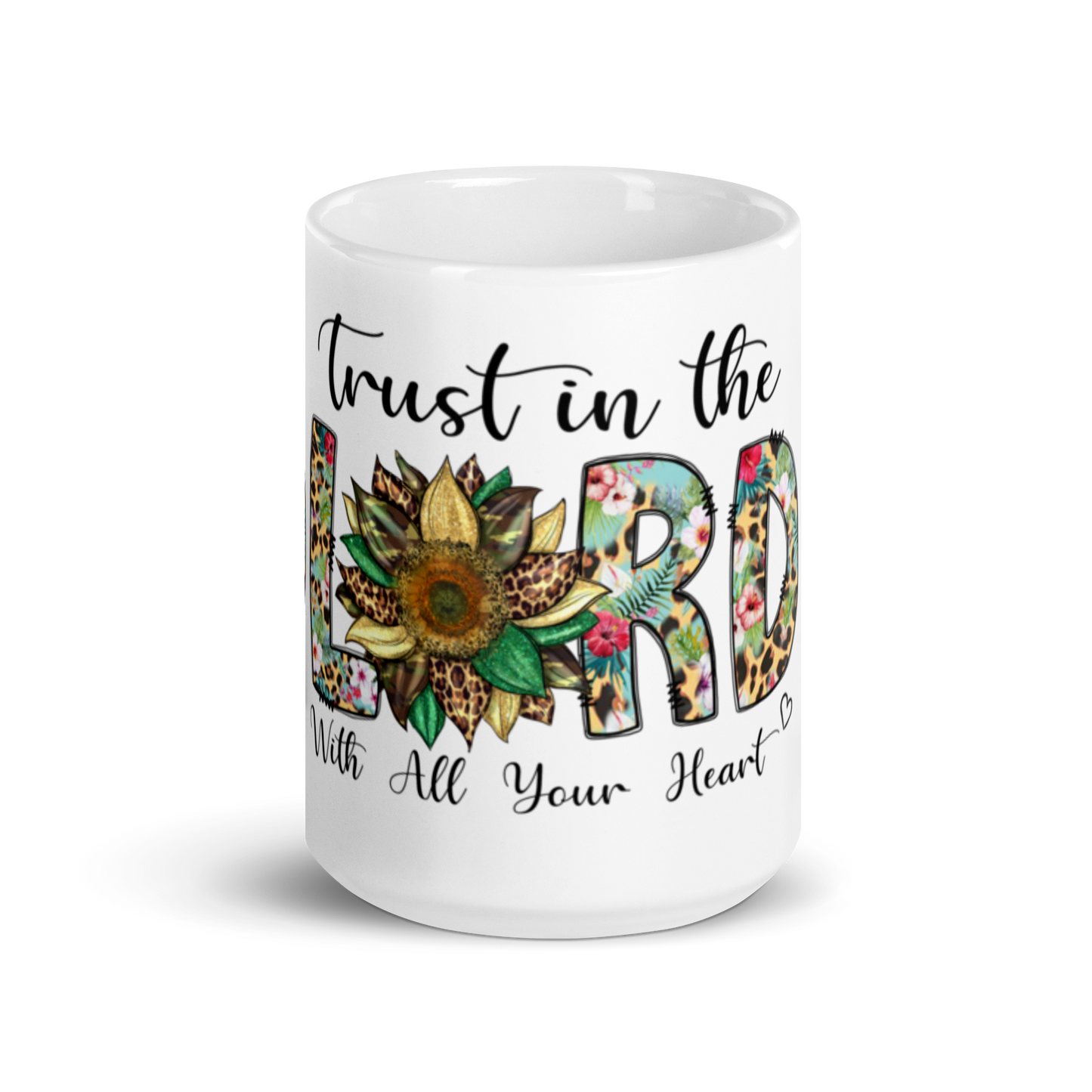 Mug "Trust In The Lord" White Glossy