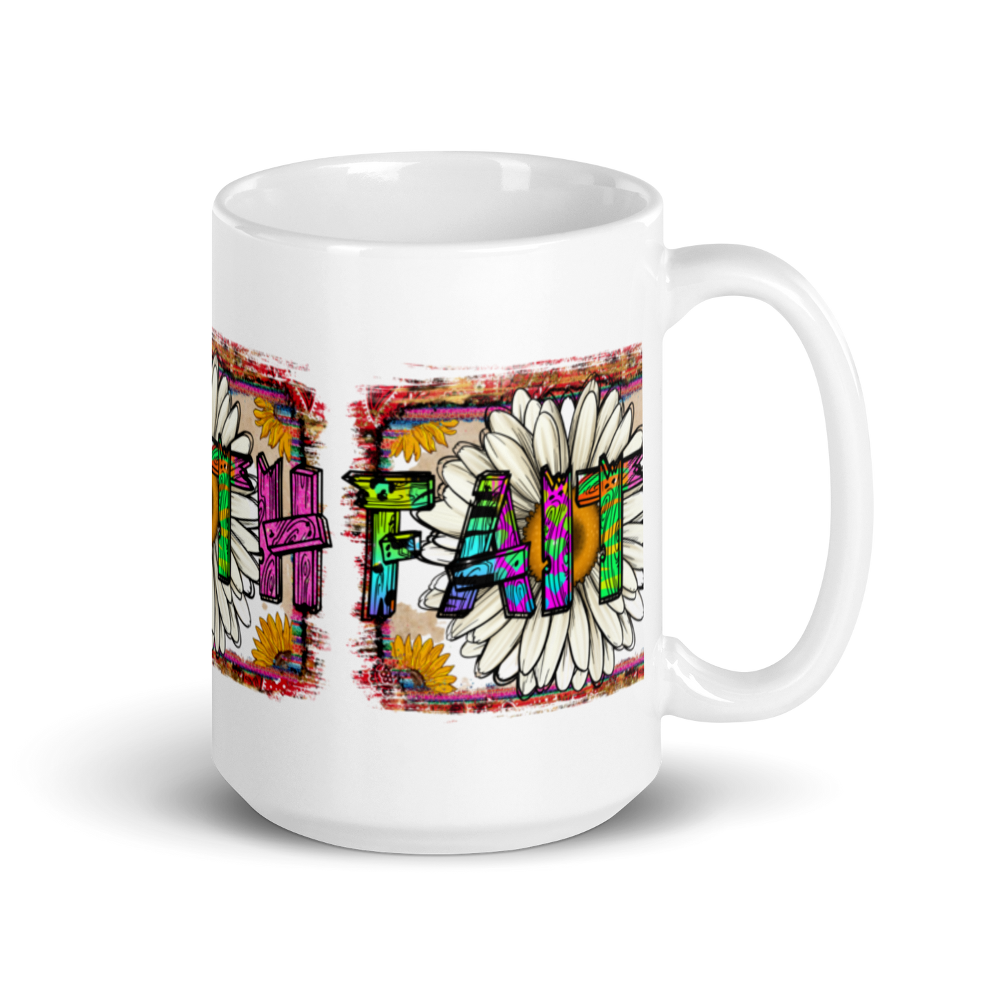 Mug "Faith" White Glossy