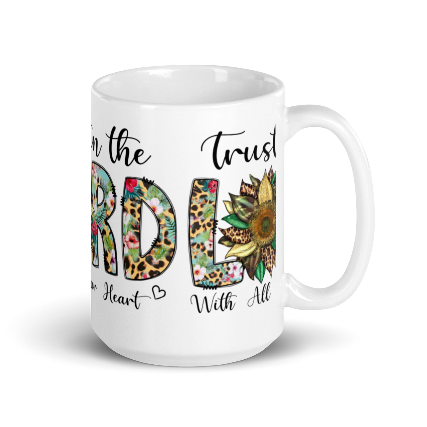 Mug "Trust In The Lord" White Glossy