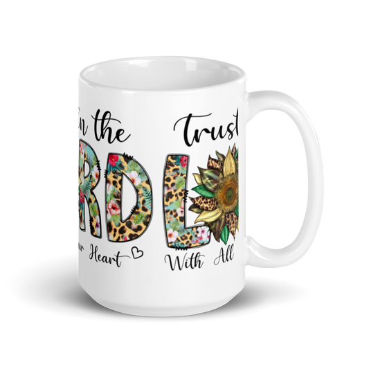 Mug "Trust In The Lord" White Glossy